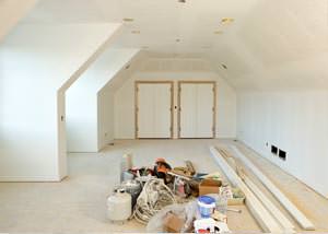 A interior paint job in progress in South Range